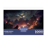 Château de Feu Puzzle 1000 Pièces 38x26cm/1000pcs, Apocalypse - Jeux ÉduChatifs Créatifs, Relaxants pour Adultes, Décoration,Cadeau