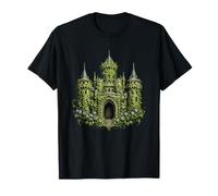 Château de Jardin Gothique Royaume enchanté Fantaisie T-Shirt
