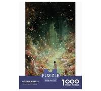 Château de la Forêt Magique Puzzles 1000 Pièces Jeu De Défi Jouet Adultes Et Enfants Jeu De Puzzle Défi Éducatif Lien Familial Cadeau Décoration Maison 70x50cm/1000pcs
