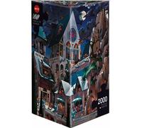 (HY26127) - Heye Puzzles - Triangular , 20 00 Pc - Castle of Horror, Loup
