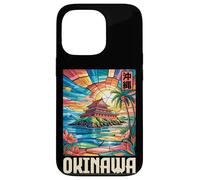 Château de l'île d'Okinawa, Japon, Kanji, Anime, Otaku, Souvenir Coque pour iPhone 13 Pro