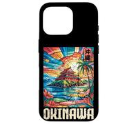 Château de l'île d'Okinawa, Japon, Kanji, Anime, Otaku, Souvenir Coque pour iPhone 16 Pro