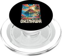 Château de l'île d'Okinawa, Japon, Kanji, Anime, Otaku, Souvenir PopSockets PopGrip pour MagSafe