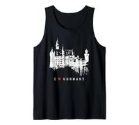 Château de Neuschwanstein Vintage Bavière I Love Germany Débardeur