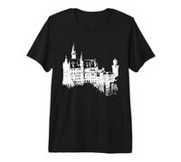 Château de Neuschwanstein Vintage Bavière I Love Germany T-Shirt Haut de Gamme