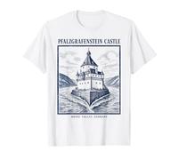 Château de Pfalzgrafenstein Rhin Allemagne Île T-Shirt