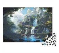 Château de rêve Puzzle 1000 Pièces avec Clic Parfait, Ensemble De Casse-tête en Puzzle Puzzle De Développement Cognitif pour Une Activité Intergénérationnelle, Passion Natu
