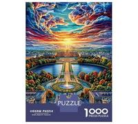 Château de Versailles Puzzle 1000 Piece pour Adultes Enfant, Puzzle Jeu Éducatif Défi Jouet Jeu D'adresse pour Toute La Famille 52x38cm/1000pcs
