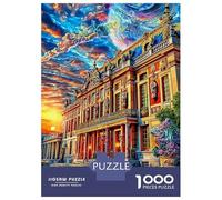 Château de Versailles Puzzle 1000 Piece pour Adultes Enfant, Puzzle Jeu Éducatif Défi Jouet Jeu D'adresse pour Toute La Famille 38x26cm/1000pcs