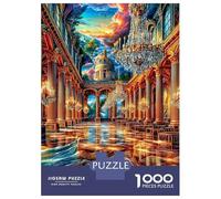 Château de Versailles Puzzle 1000 Piece pour Adultes Enfant, Puzzle Jeu Éducatif Défi Jouet Jeu D'adresse pour Toute La Famille 52x38cm/1000pcs