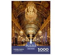 Château de Versailles Puzzle 1000 Piece pour Adultes Enfant, Puzzle Jeu Éducatif Défi Jouet Jeu D'adresse pour Toute La Famille 70x50cm/1000pcs