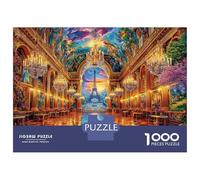 Château de Versailles Puzzle 1000 Piece, Puzzle Jeu Éducatif Défi Jouet Jeu D'adresse pour Toute La Famille 38x26cm/1000pcs