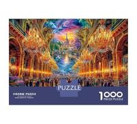 Château de Versailles Puzzle 1000 Piece, Puzzle Jeu Éducatif Défi Jouet Jeu D'adresse pour Toute La Famille 38x26cm/1000pcs