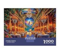 Château de Versailles Puzzle 1000 Piece, Puzzle Jeu Éducatif Défi Jouet Jeu D'adresse pour Toute La Famille 38x26cm/1000pcs