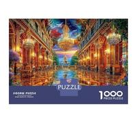 Château de Versailles Puzzle 1000 Pièces, Difficile Puzzles pour Adults Enfant, Jeu De Défi Intellectuel 70x50cm/1000pcs