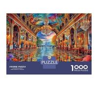 Château de Versailles Puzzle 1000 Pièces, Difficile Puzzles pour Adults Enfant, Jeu De Défi Intellectuel 70x50cm/1000pcs