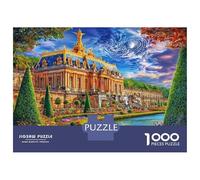 Château de Versailles Puzzle 1000 Pièces, Puzzles Difficiles, Adaptés Aux Adultes Et Aux Enfants, Jeu De Défi Intellectuel 70x50cm/1000pcs