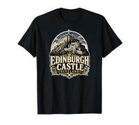 Château d'Édimbourg Écosse Chardons écossais T-Shirt
