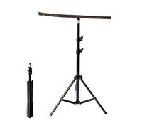 Château d'entraînement - Râtelier de support pliable, support réglable en hauteur de 40 à 75 cm, station d'exercice à plumes, structure stable pour les zones de loisirs sur