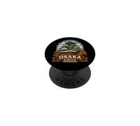 Château d'Osaka Japan Landmark Travel Art PopSockets PopGrip Adhésif
