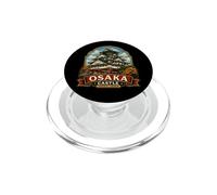 Château d'Osaka Japan Landmark Travel Art PopSockets PopGrip pour MagSafe