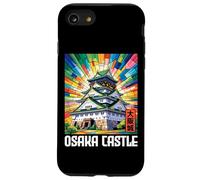 Château d'Osaka Japonais Traditionnel Kanji Anime Otaku Souvenir Coque pour iPhone SE (2020) / 7/8