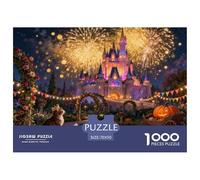 Château Dreamy Puzzle en Bois Imperméable Puzzles De 1000 Pièces pour Adultes Cadeaux Défi Et Casse-tête Jeux Éducatifs