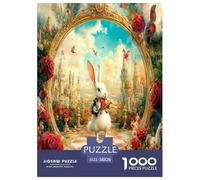 Château du Lapin Puzzle De 1000 Pièces pour Adultes Et Enfants À Partir De 12 Ans Jeux De Défi Jouets Éduchatifs Divertissement Créatif Cadeau Classiques - Activité Familiale Parfaite 38x26cm/1000pcs