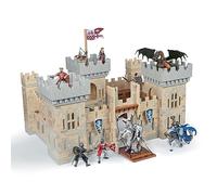 Papo - Jeu en bois Château du Maître des Armes 60002 - pour figurines, dès 3 ans - Beige