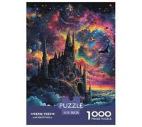 Château du rêve 1000 Pieces Animation Puzzle en Papier Jeu D'Intelligence Jeu Cadeau Unique Adultes Et Enfants Dès 14 Ans 38x26cm/1000pcs