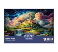 Château du rêve Puzzle 1000 Pièces pour Adultes Et Enfants Dès 14 Ans Jeu De Patience Et De Réflexion Divertissement Créatif Cadeau Classiques Décoration De La Maison 38x26cm/1000pcs