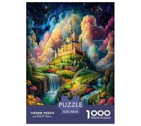 Château du rêve Puzzle De 1000 Pièces pour Adultes Et Enfants À Partir De 12 Ans Jeux De Défi Jouets Éducatifs Divertissement Créatif Cadeau Classiques Décoration De La Maison 70x50cm/1000pcs