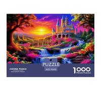 Château du rêvePuzzle De 1000 Pièces pour Adultes Jeux Familiaux paysageDécorations Intérieures Difficiles Idée De Cadeau Géniale70x50cm/1000pcs