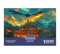 Château du rêvePuzzles De 1000 Pièces pour Adultes Et Enfants Jeux Éducatifs Dragon du malAmusant Et Difficiles Décorations Intérieures Idée De Cadeau Géniale70x50cm/1000pcs