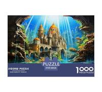 Château du rêvePuzzles De 1000 Pièces pour Adultes Jeux Familiaux Reliques sous-marinesDécorations Intérieures Difficiles Idée De Cadeau Géniale38x26cm/1000pcs