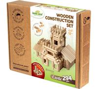 Château En Bois À Construire ¿ 294 Pièces Série Forteresse Jeu De Construction Écologique Pour Enfants Dès 8 Ans Compatible Avec Autres Kits