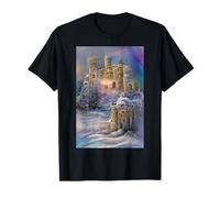 Château enneigé au Pays des Merveilles d'hiver T-Shirt