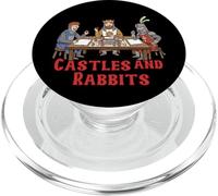Château fantaisiste et Lapins Fantaisie avec Motif d'aventure PopSockets PopGrip pour MagSafe