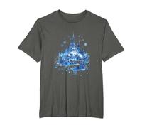 Château Fantastique Enneigé Avec Flocons T-Shirt