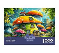 Château Fantastique néons Puzzle 1000 Piece pour Adultes Enfant, Puzzle 1000pcs Jeu Éducatif Défi Jouet Jeu D'adresse pour Toute La Famille 70x50cm/1000pcs