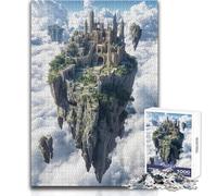 Château Flottant dans Les Nuages - Puzzle de 1000 pièces pour Adolescents - Jeu éducatif d'observation et Symbolique - Dimensions:38x26cm
