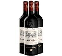 Château Fombrauge Saint-Emilion Grand Cru - Rouge 2017 - Vin Rouge de Bordeaux (3x75cl)