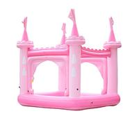 Château Gonflable Air De Jeux Aquatique Piscine Pour Enfant Avec Arroseurs Et Pompe Rose Teamson Kids Tk-48271p