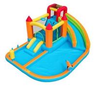 Château gonflable OMOZUN 5 en 1 Parc Aquatique Trampoline Basket Multicolore 4-8 ans