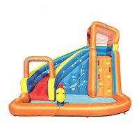 Château Gonflable Solide, Maison de sécurité, Terrain Jeu extérieur à Grande échelle, Jouet Piscine avec Toboggan d'eau