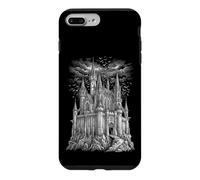 Château Gothique pour Amateurs d'Architecture Fantastique Coque pour iPhone 7 Plus/8 Plus