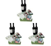 CHATEAU GRAND BERT - Coffret Vin Dégustation Jeu des 7 Familles et Quizz Vin (Lot de 3)
