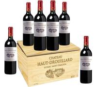 Château Haut-Drouillard 2016 Lussac Saint-Emilion - Vin rouge de Bordeaux + Caisse bois