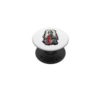 Château Japonais samouraï Ancienne légende Kanji Graphique PopSockets PopGrip Adhésif