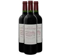 Château La Dominique Saint-Emilion Grand Cru - Rouge 2021 - Vin Rouge de Bordeaux (3x75cl)